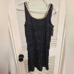 20s Flapper Costume Fringe Dress